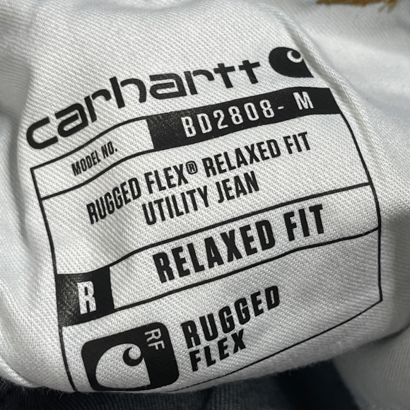 Carhartt Men's Rugged Flex Relaxed Fit Utility Jean BD2808-M 38X34 - Picture 9 of 11